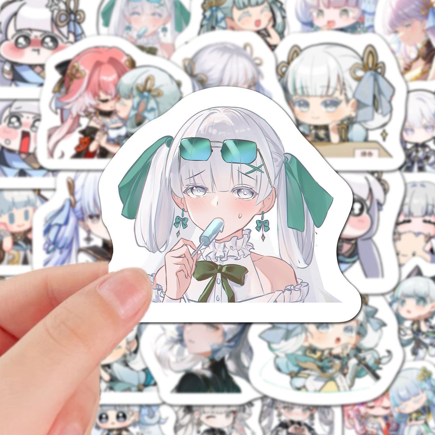 Jinhsi Wuthering WuWa Waves 60 PCS Stickers - Anime Fan Gifts -Zllada