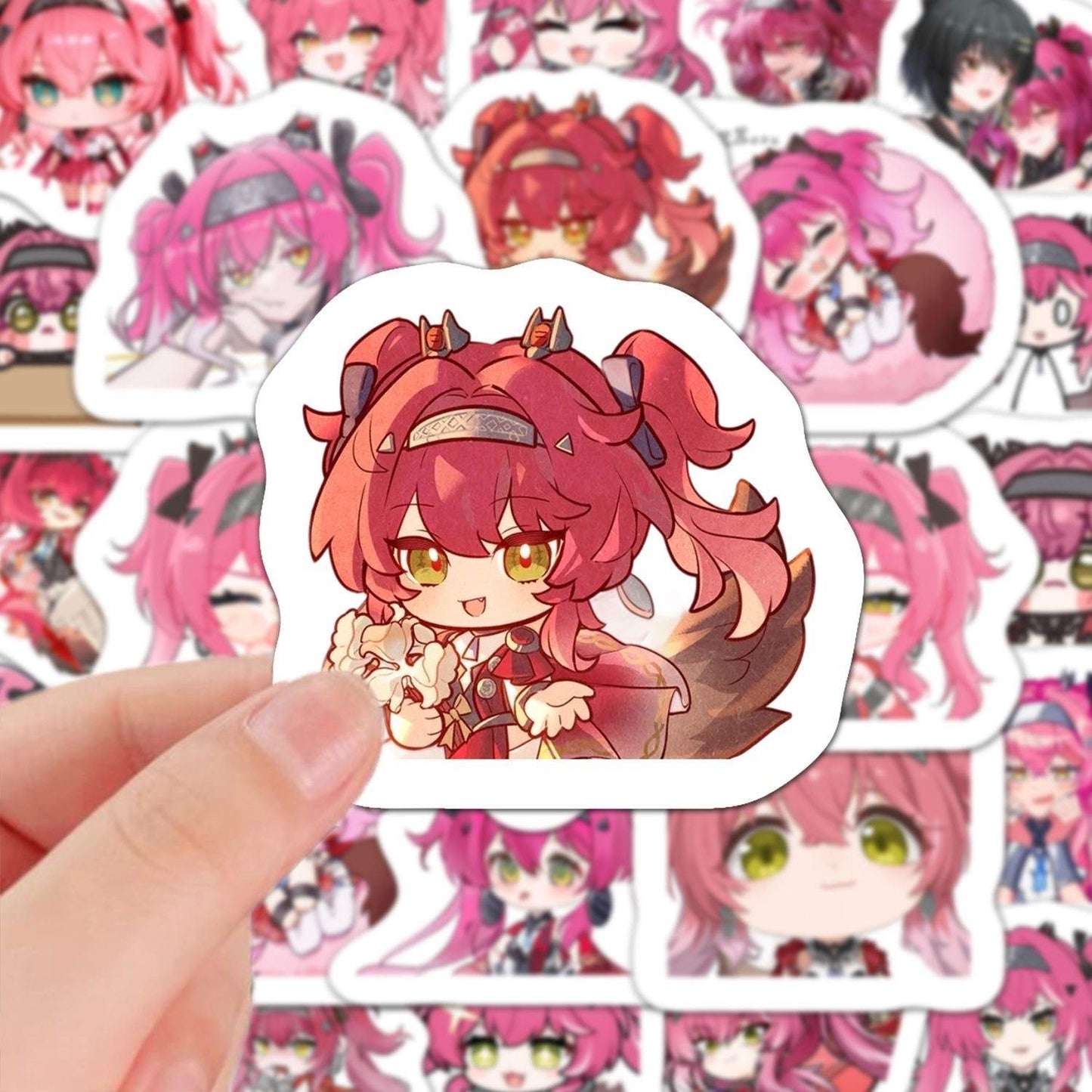 Lupa Wuthering WuWa Waves 60 PCS Stickers - Anime Fan Gifts -Zllada