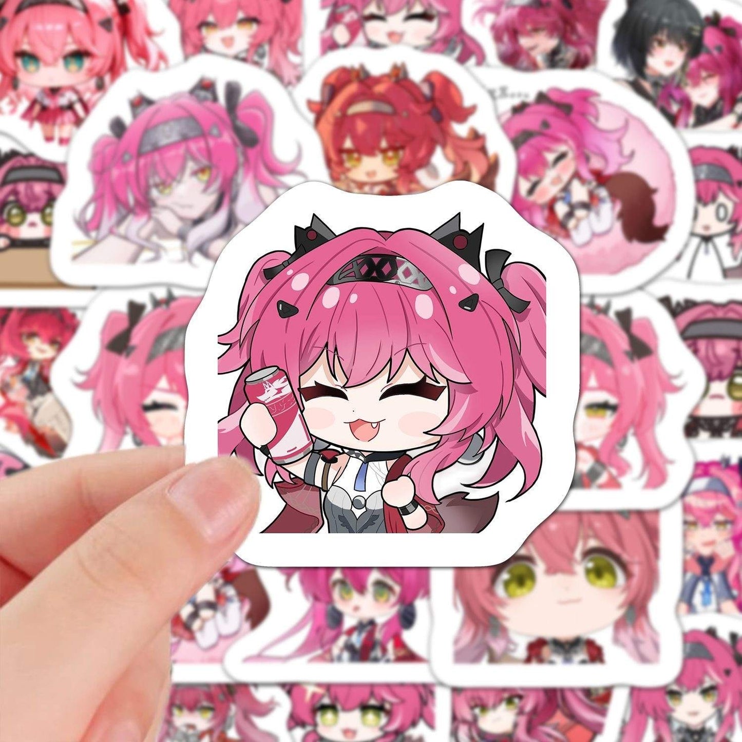 Lupa Wuthering WuWa Waves 60 PCS Stickers - Anime Fan Gifts -Zllada