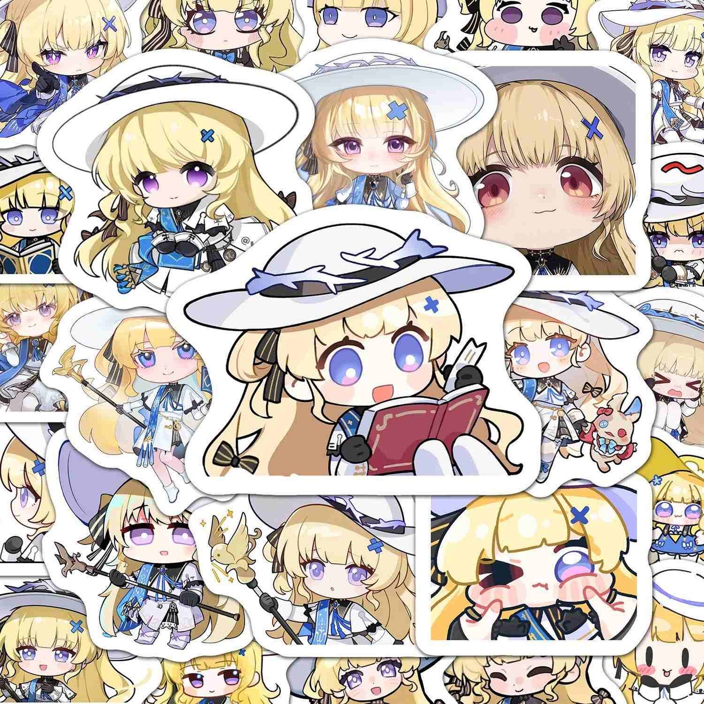 Phoebe Wuthering WuWa Waves 60 PCS Stickers - Anime Fan Gifts -Zllada