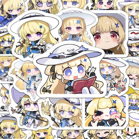 Phoebe Wuthering WuWa Waves 60 PCS Stickers - Anime Fan Gifts -Zllada