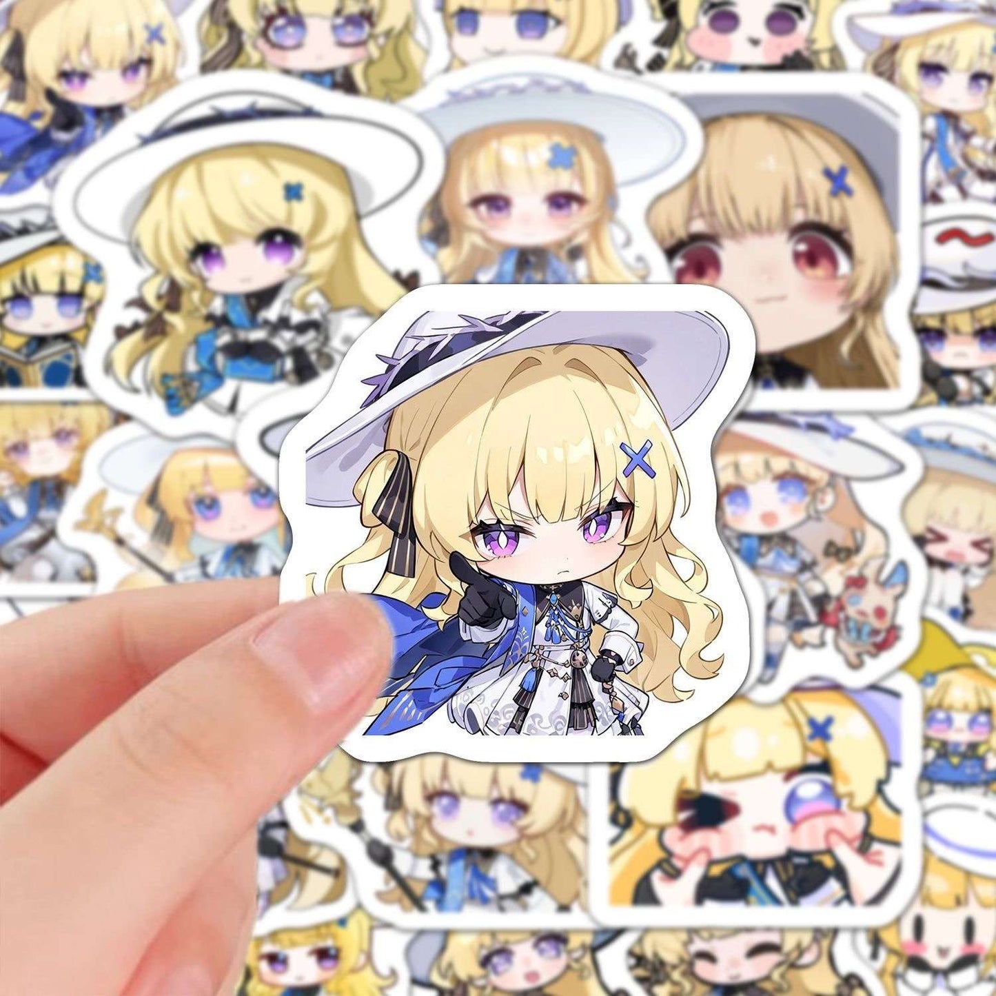 Phoebe Wuthering WuWa Waves 60 PCS Stickers - Anime Fan Gifts -Zllada