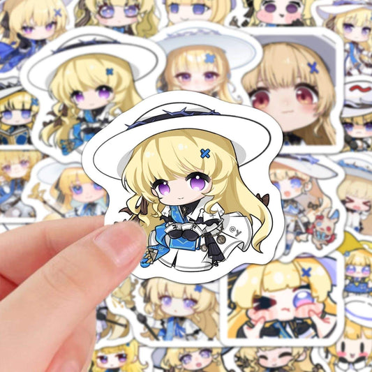 Phoebe Wuthering WuWa Waves 60 PCS Stickers - Anime Fan Gifts -Zllada