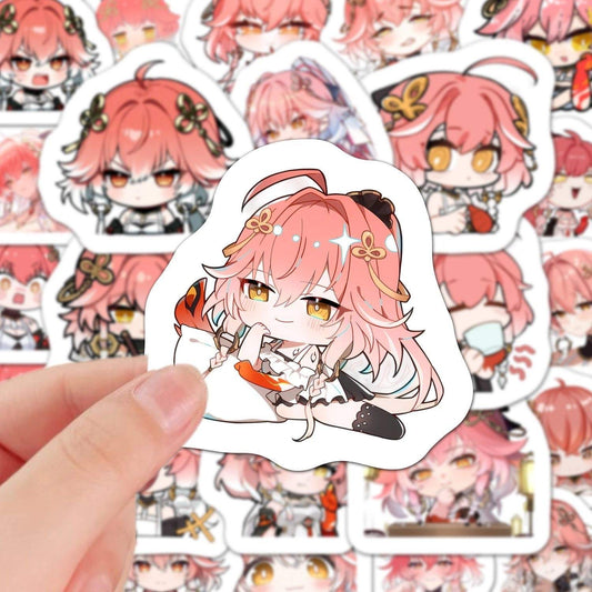 Changli Wuthering WuWa Waves 60 PCS Stickers - Anime Fan Gifts -Zllada
