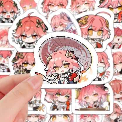 Changli Wuthering WuWa Waves 60 PCS Stickers - Anime Fan Gifts -Zllada