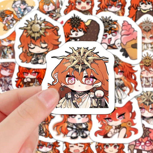 Augusta Wuthering WuWa Waves 60 PCS Stickers - Anime Fan Gifts -Zllada