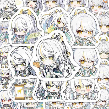 Zibai Genshin 60 Pcs Stickers - Anime Fan Gifts -Zllada