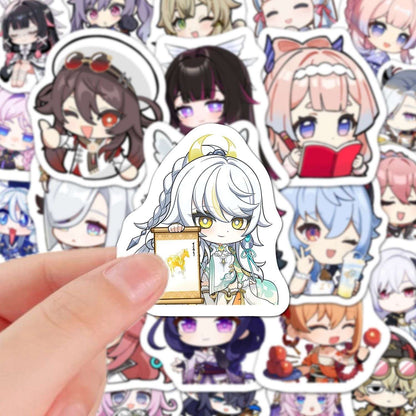 Zibai Genshin 60 Pcs Stickers - Anime Fan Gifts -Zllada