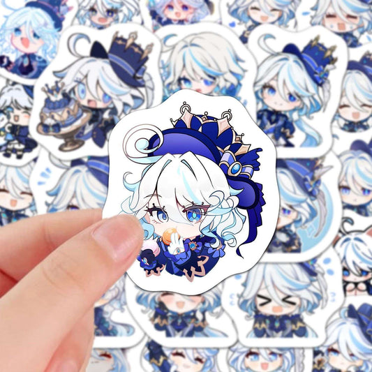 60 PCS Furina Genshin Stickers - Anime Fan Gifts -Zllada
