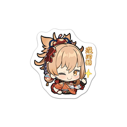 60 PCS Yoimiya Genshin Stickers - Anime Fan Gifts -Zllada