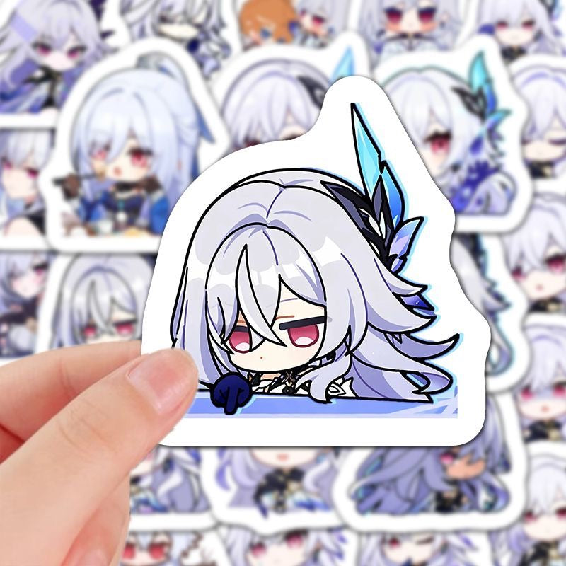 60 PCS Skirk Genshin Stickers - Anime Fan Gifts -Zllada