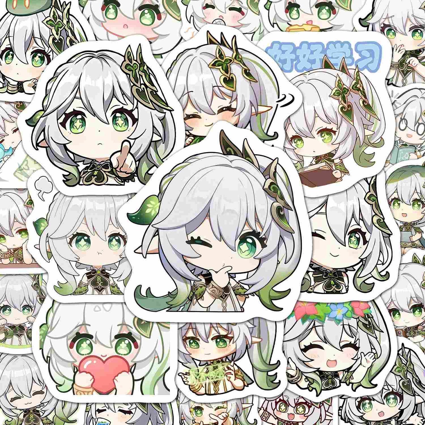 60 PCS Nahida Genshin Stickers - Anime Fan Gifts -Zllada