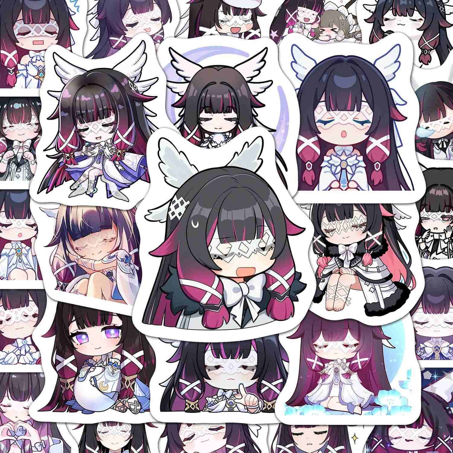 Columbina Genshin 60 PCS Stickers - Anime Fan Gifts -Zllada