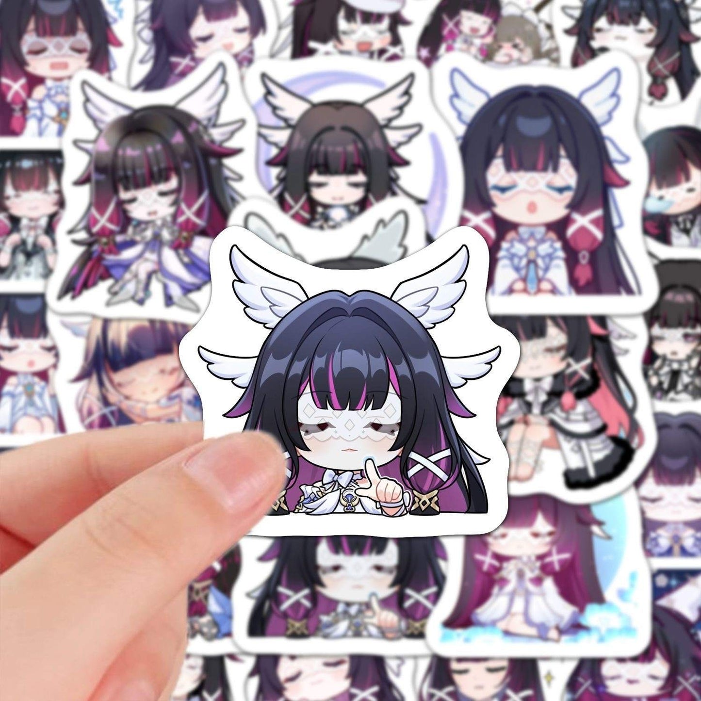 Columbina Genshin 60 PCS Stickers - Anime Fan Gifts -Zllada