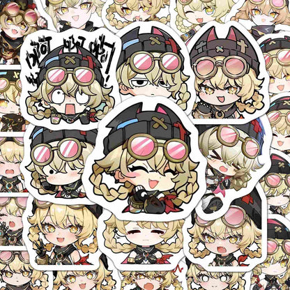 60 PCS Jahoda Genshin Stickers - Anime Fan Gifts -Zllada