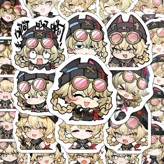 60 PCS Jahoda Genshin Stickers - Anime Fan Gifts -Zllada