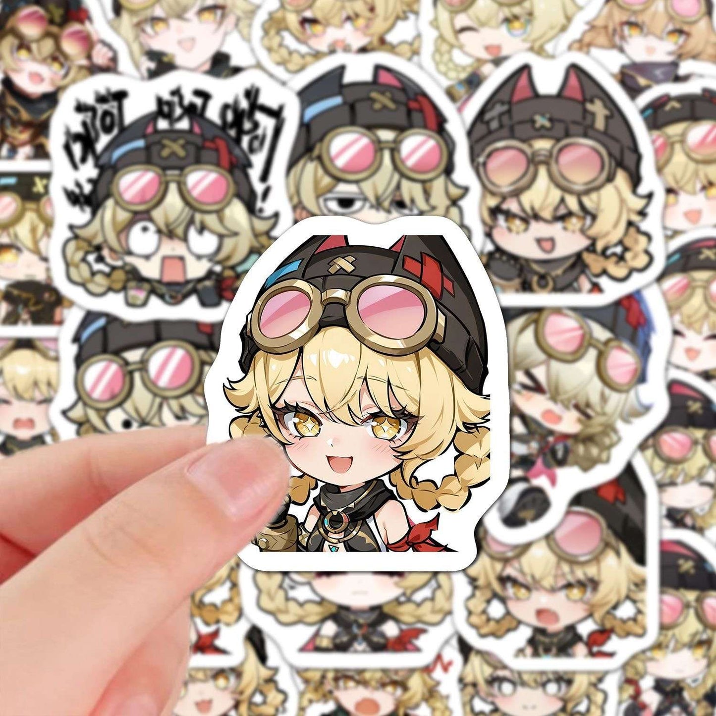 60 PCS Jahoda Genshin Stickers - Anime Fan Gifts -Zllada