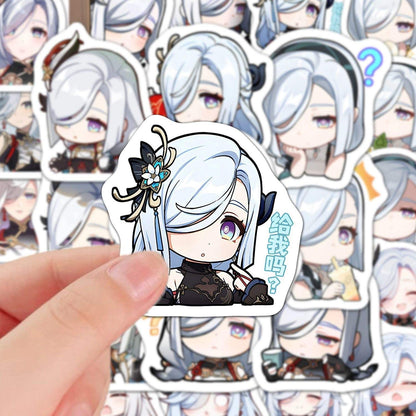 Shenhe Genshin 60 PCS Stickers - Anime Fan Gifts -Zllada
