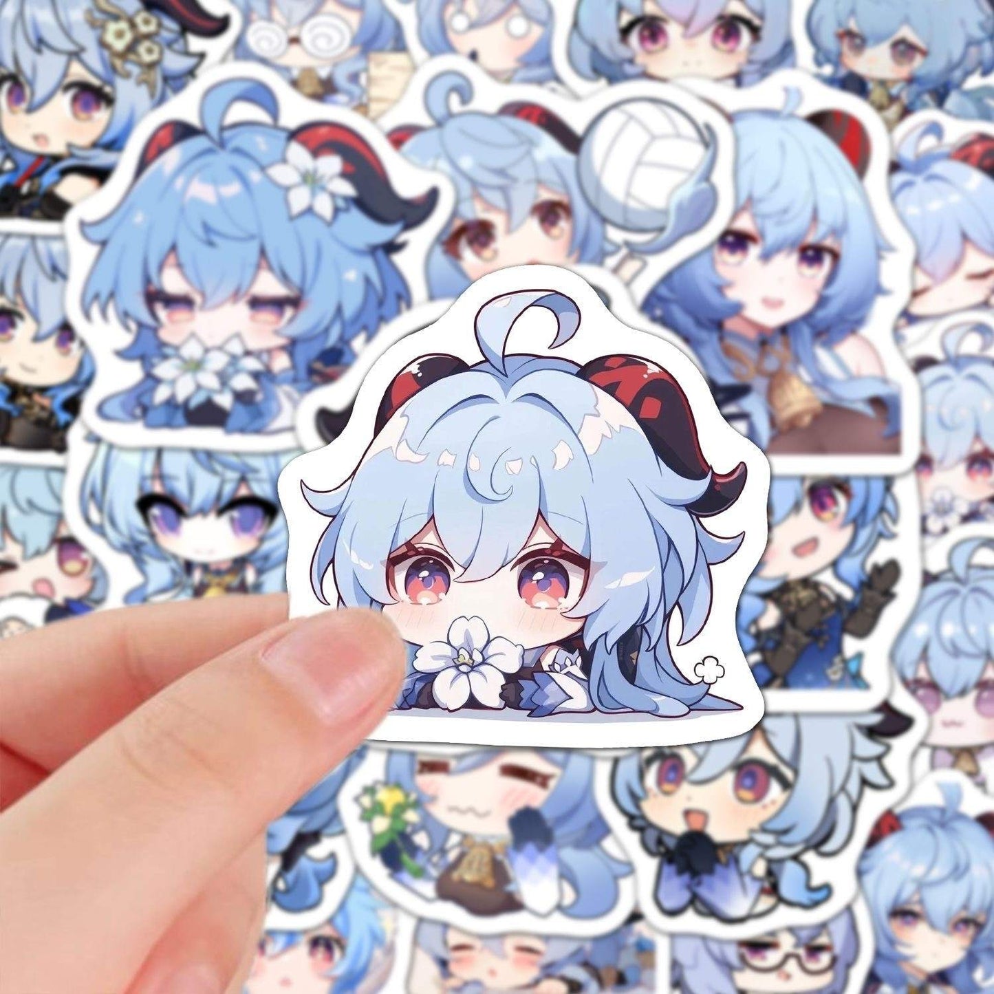 Ganyu Genshin 60 PCS Stickers - Anime Fan Gifts -Zllada