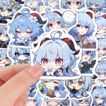 Ganyu Genshin 60 PCS Stickers - Anime Fan Gifts -Zllada