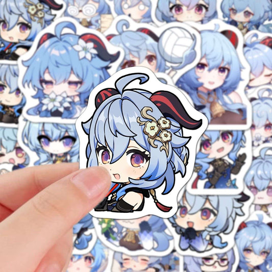 Ganyu Genshin 60 PCS Stickers - Anime Fan Gifts -Zllada