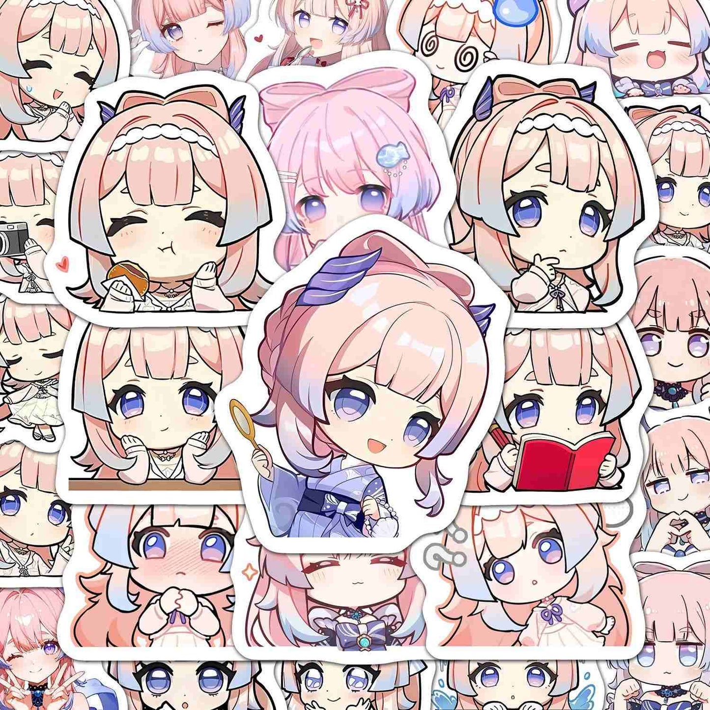 Kokomi Genshin 60 PCS Stickers - Anime Fan Gifts -Zllada