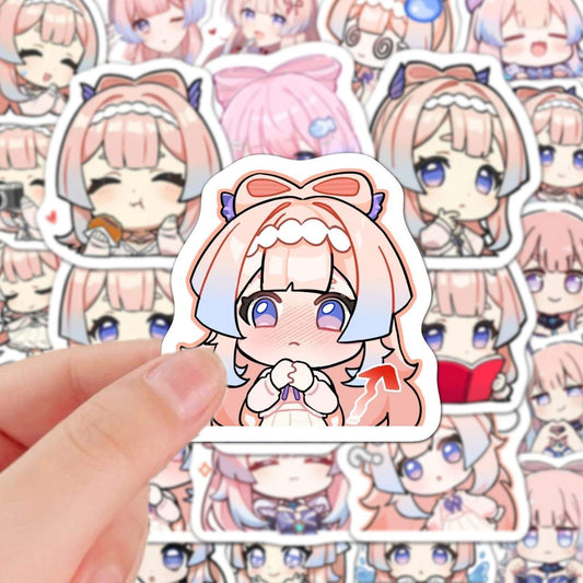 Kokomi Genshin 60 PCS Stickers - Anime Fan Gifts -Zllada