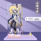 Honkai Star Rail Acheron Metal Bookmark - Anime Figure Merch with 3D Display Box - Birthday Gifts for Fans Friends Gamer Book Lovers - Zllada