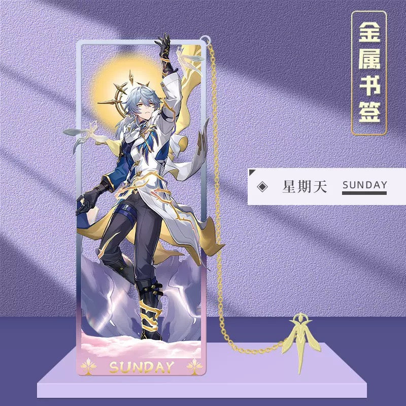 Honkai Star Rail Acheron Metal Bookmark - Anime Figure Merch with 3D Display Box - Birthday Gifts for Fans Friends Gamer Book Lovers - Zllada