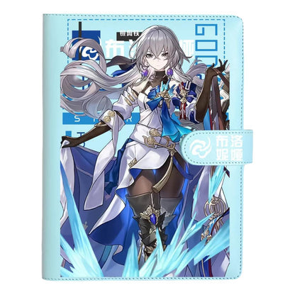 Star Rail  Journal Planner - Anime Merch Game Figure - Stainless Steel Binder PU Leather 160 Pages with Magnetic Closure - Gift for Birthday Anniversary - Zllada