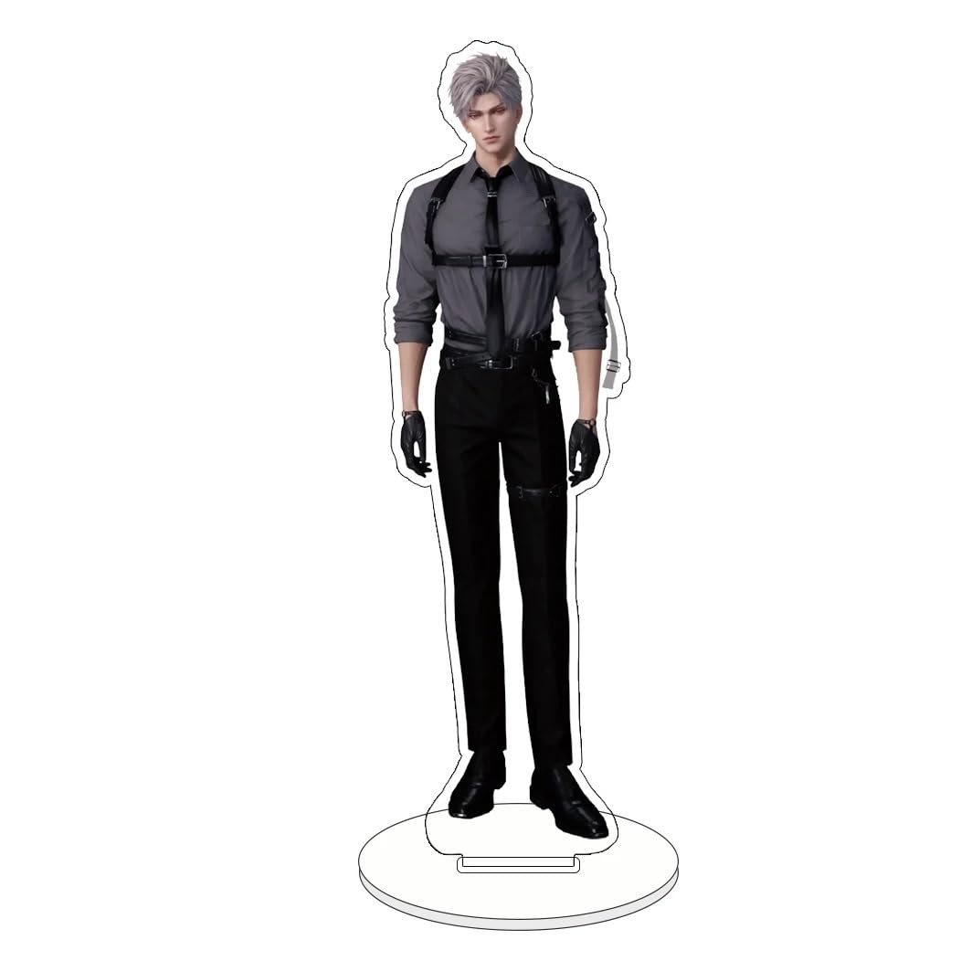 Sylus Love Deepspace Acrylic Standee - 10cm Character Figures (Zayne/Xavier/Rafayel/Sylus/Caleb) for Desk & Shelf  Zouven