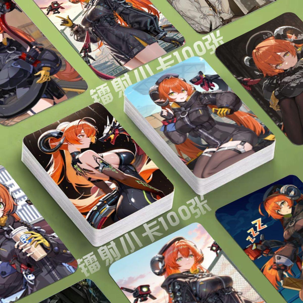 Zone Zero Cards Merch Set - 50 Pcs Holographic Trading Collector Set for Fans and Gamers