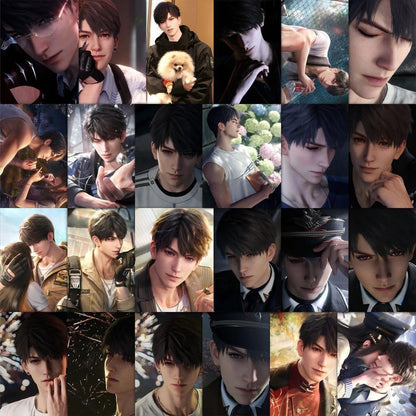 180 Pcs Love Deepspace Stickers - Waterproof DIY Decals for Laptop, Fridge, Wall Decor Zayne Xavier Rafayel Sylus Caleb - Fan Gift