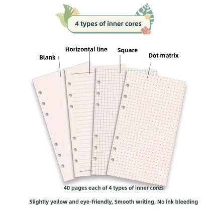 Genshin A6 Journal Planner - Anime Merch Game Figure - Stainless Steel Binder PU Leather 160 Pages with Magnetic Closure - Gift for Birthday Anniversary - Zllada