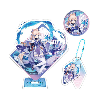 Genshin Figurines Character Standee Set - Anime Gift Ideal Gift Box Set for Fans Friends Gamer Book Lovers - Zllada