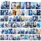 Genshin Holographic 50 Pcs Cards - 50 Anime-Style Collectible Cards for Fans and Gamers - Game-Themed Merchandise - Zllada