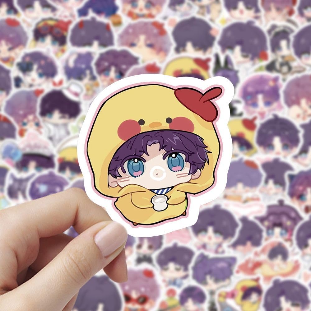200 Pcs Caleb Love Deepspace Stickers - Waterproof DIY Decals for Laptop, Fridge, Cup, Wall Decor Zayne Xavier Rafayel Sylus Caleb - Anime Fan Gift