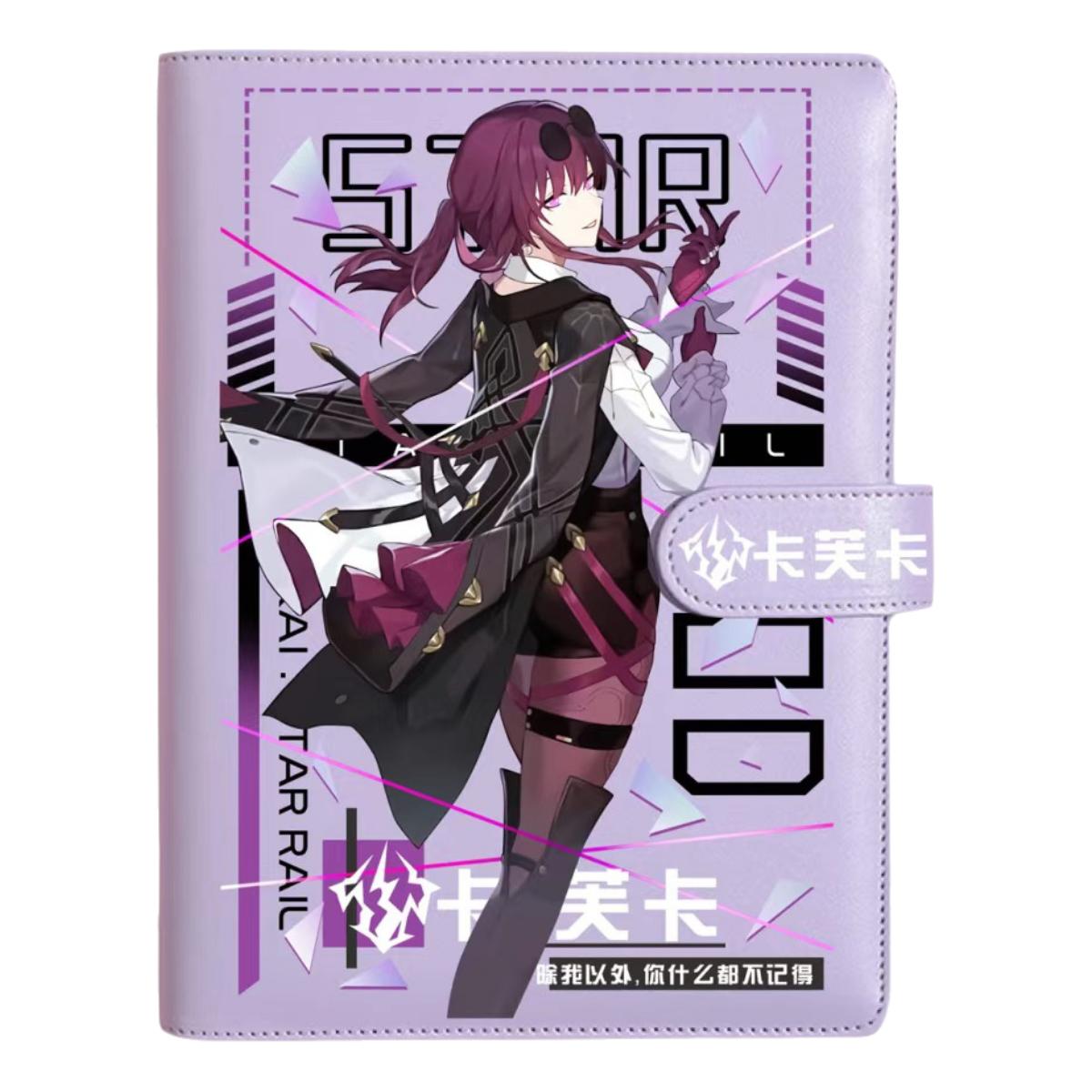 Star Rail  Journal Planner - Anime Merch Game Figure - Stainless Steel Binder PU Leather 160 Pages with Magnetic Closure - Gift for Birthday Anniversary - Zllada