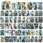 Genshin Holographic 50 Pcs Cards - 50 Anime-Style Collectible Cards for Fans and Gamers - Game-Themed Merchandise - Zllada
