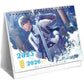 Love and Deepspace Calendar 2025-2026 Two-Year Desk Organizer - Anime Character Designs Thick Glossy Paper - Stylish Desktop Gift for Fans -Zllada