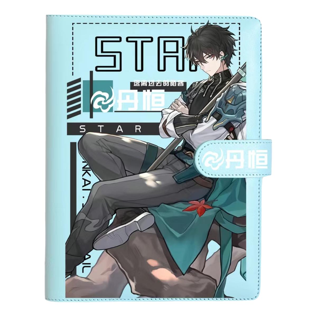 Star Rail  Journal Planner - Anime Merch Game Figure - Stainless Steel Binder PU Leather 160 Pages with Magnetic Closure - Gift for Birthday Anniversary - Zllada