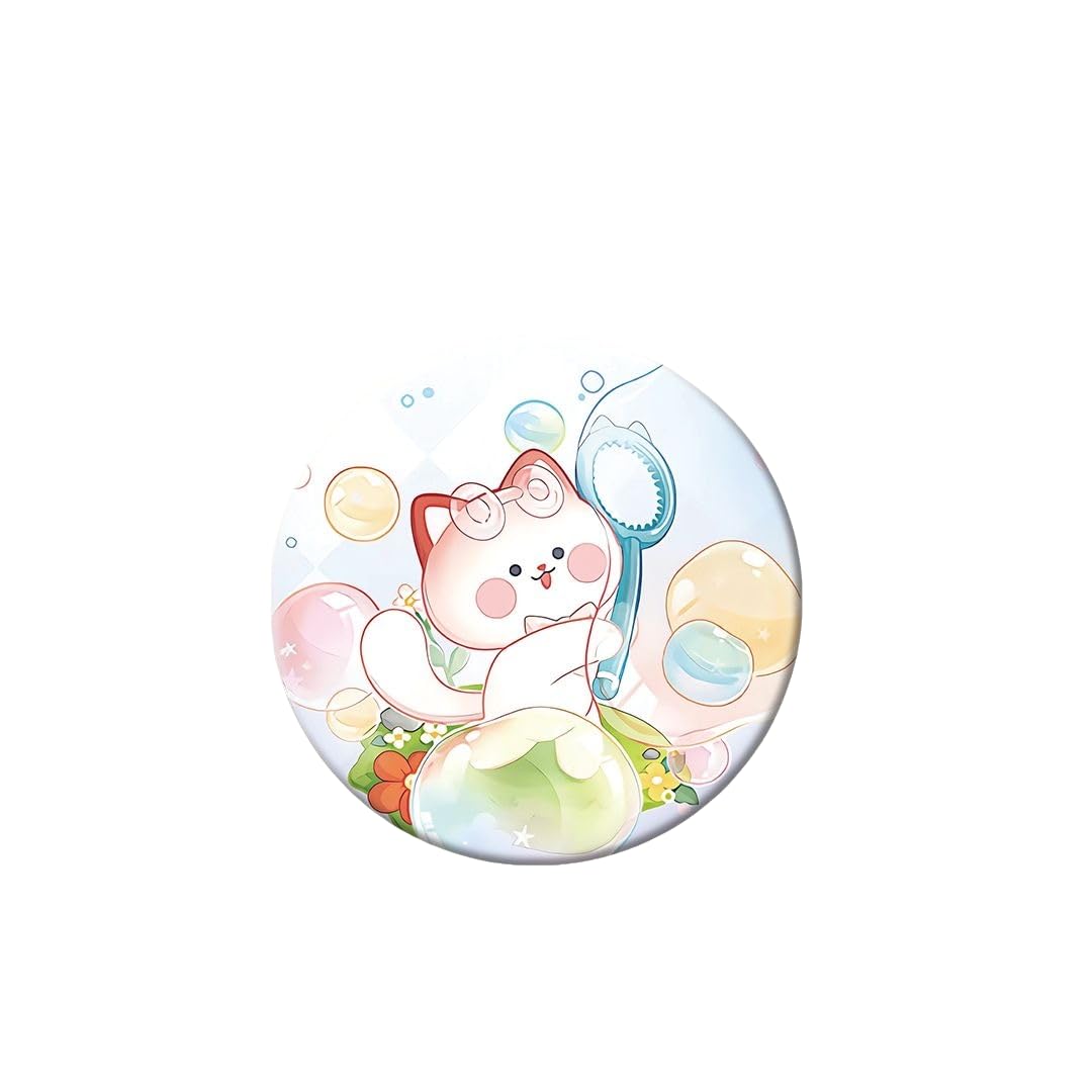 Cat Card Love Deepspace Badge Pin Set  - 9 Pcs 58mm with 5 Character Cute Cartoon Style - Zayne, Xavier, Rafayel, Sylus,Caleb - Brooch Pendant for Ita Bag Decoration