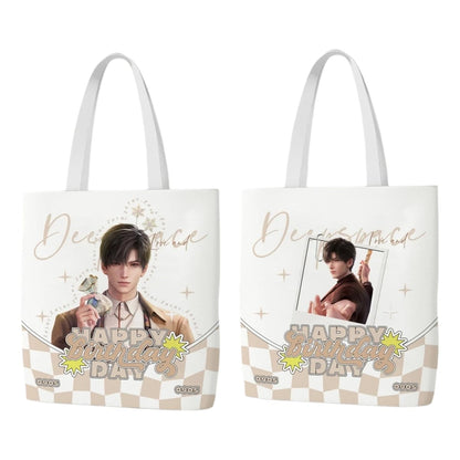 Love Deepspace Handbag - Canvas Tote Shoulder Bag Lightweight Anime Fan Gift - Casual Daily Use for Work, Travel