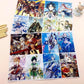 Mix Coloring Genshin Impact Coloring Book Merch - Anime Merchandise Tracing and Sketch Book - 30 Pages of Line Art - Hand-Drawn Anime Characters Sketchbook - Gift for Game Fans - Zllada